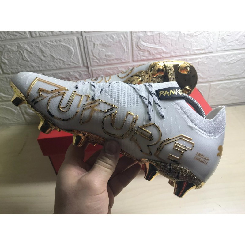 Botas de Fútbol Puma Future Z 1.1 FG Blanco&Dorado (#39~#45)