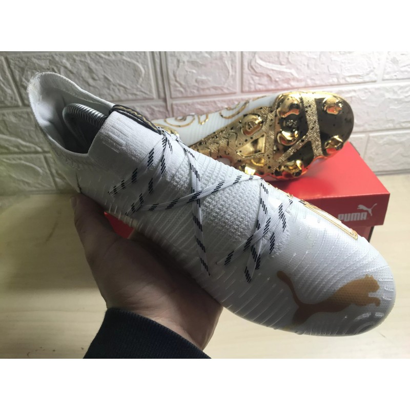 Botas de Fútbol Puma Future Z 1.1 FG Blanco&Dorado (#39~#45)