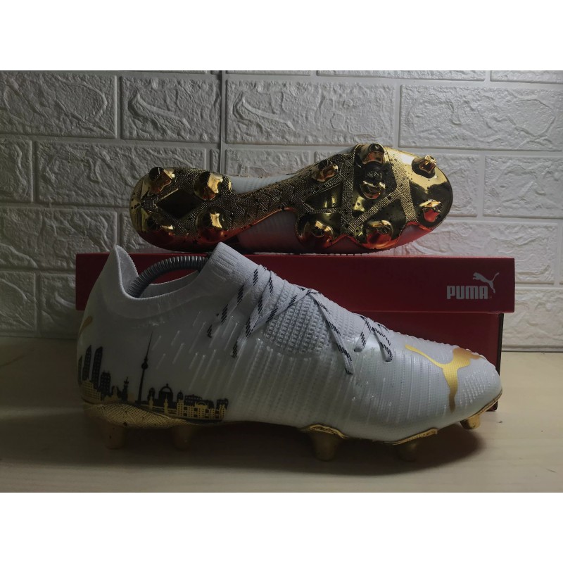 Botas de Fútbol Puma Future Z 1.1 FG Blanco&Dorado (#39~#45)
