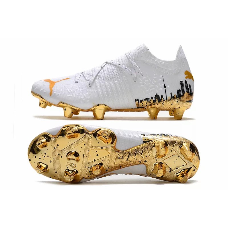 Botas de Fútbol Puma Future Z 1.1 FG Blanco&Dorado (#39~#45)
