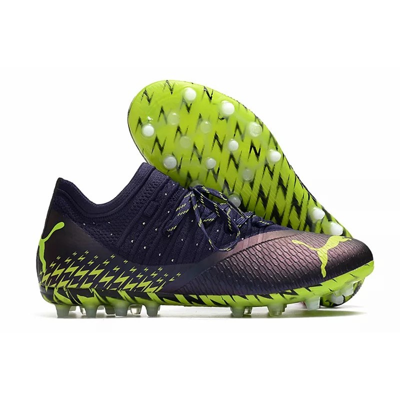 Botas de Fútbol Puma Future Z 1.3 Instinct MG Negro / Amarillo Fluorescente (#39~#45)