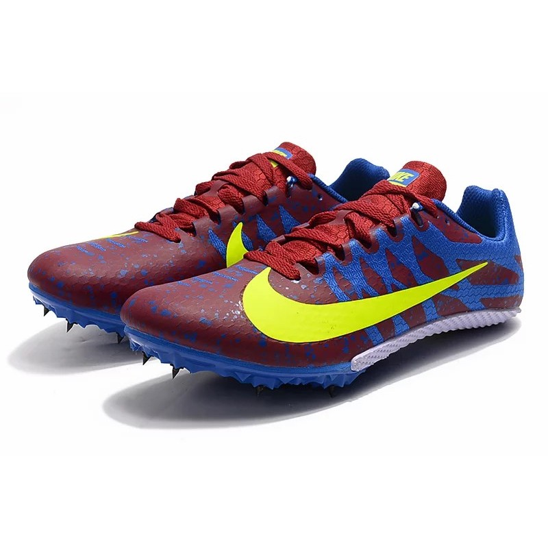 Botas de Fútbol Nike Zoom Rival S9 Blanco&Rojo Naranja / Rojo / Rosado / Verde Fluorescente / Negro / Verde Oscuro / Azul&Rojo Oscuro / Azul / Rojo&Negro / Azul&Celeste / Gris / Rojo / Celeste / Blanco&Negro (#39~#45)