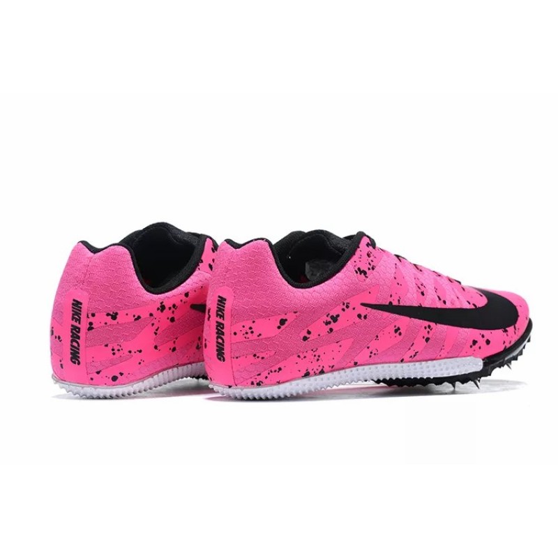 Zapatilla de Atletismo Nike Rival S9 Hombre Rosa&Negras Manchas (#39~#45)