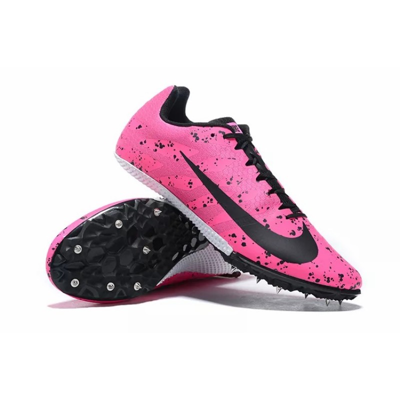 Zapatilla de Atletismo Nike Rival S9 Hombre Rosa&Negras Manchas (#39~#45)