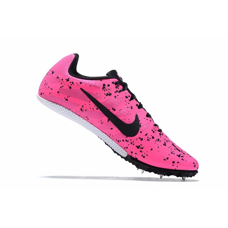 Zapatilla de Atletismo Nike Rival S9 Hombre Rosa&Negras Manchas (#39~#45)