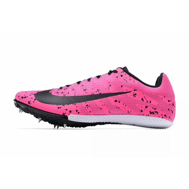 Zapatilla de Atletismo Nike Rival S9 Hombre Rosa&Negras Manchas (#39~#45)