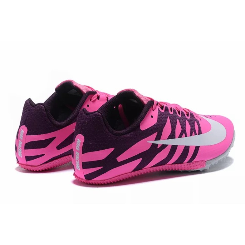 Zapatilla de Atletismo Nike Rival S9 Hombre Rosa&Negra Malla (#39~#45)