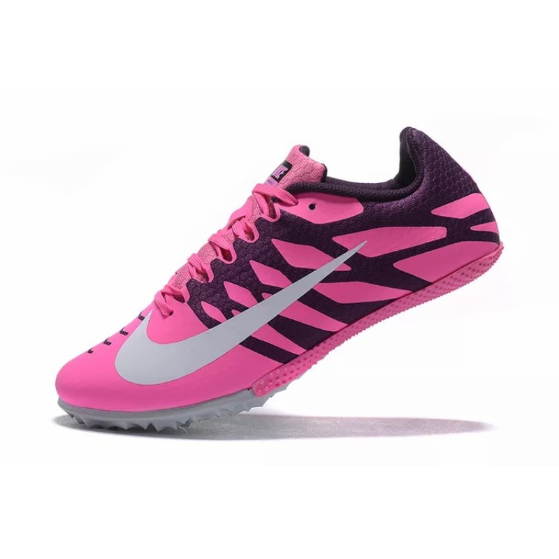 Zapatilla de Atletismo Nike Rival S9 Hombre Rosa&Negra Malla (#39~#45)