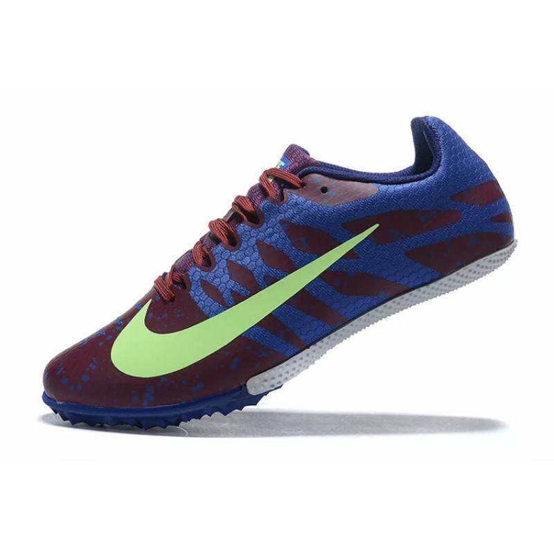 Zapatilla de Atletismo Nike Rival S9 Hombre Burdeos&Azul (#39~#45)
