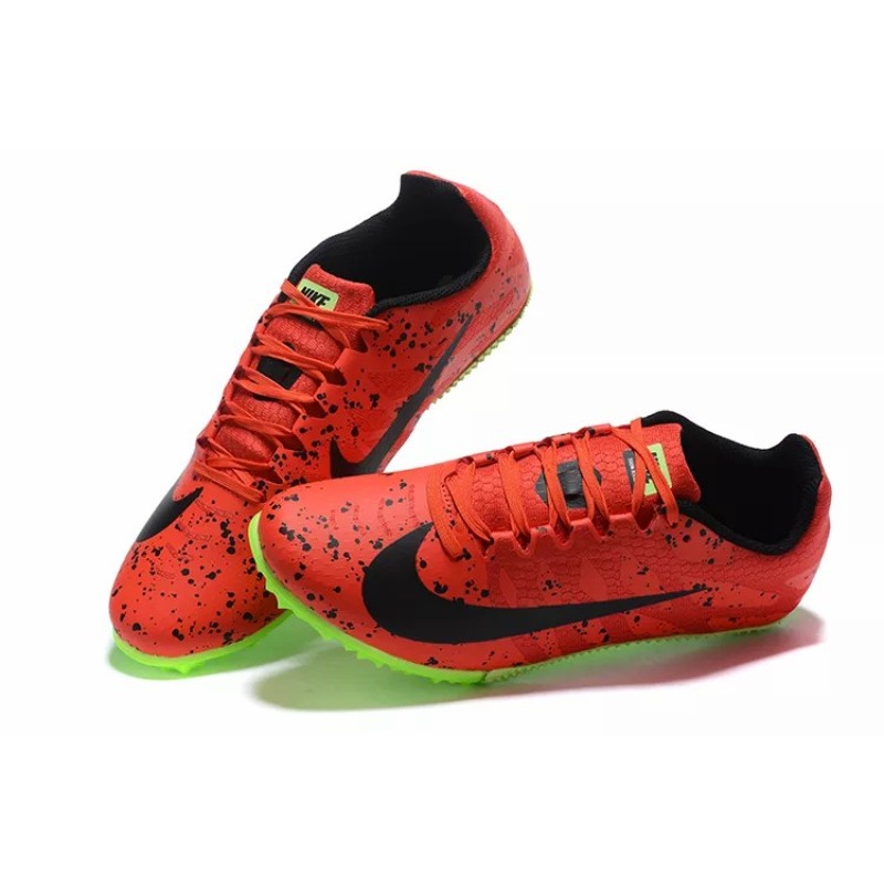 Zapatilla de Atletismo Nike Rival S9 Hombre Rojo&Negras Manchas (#39~#45)