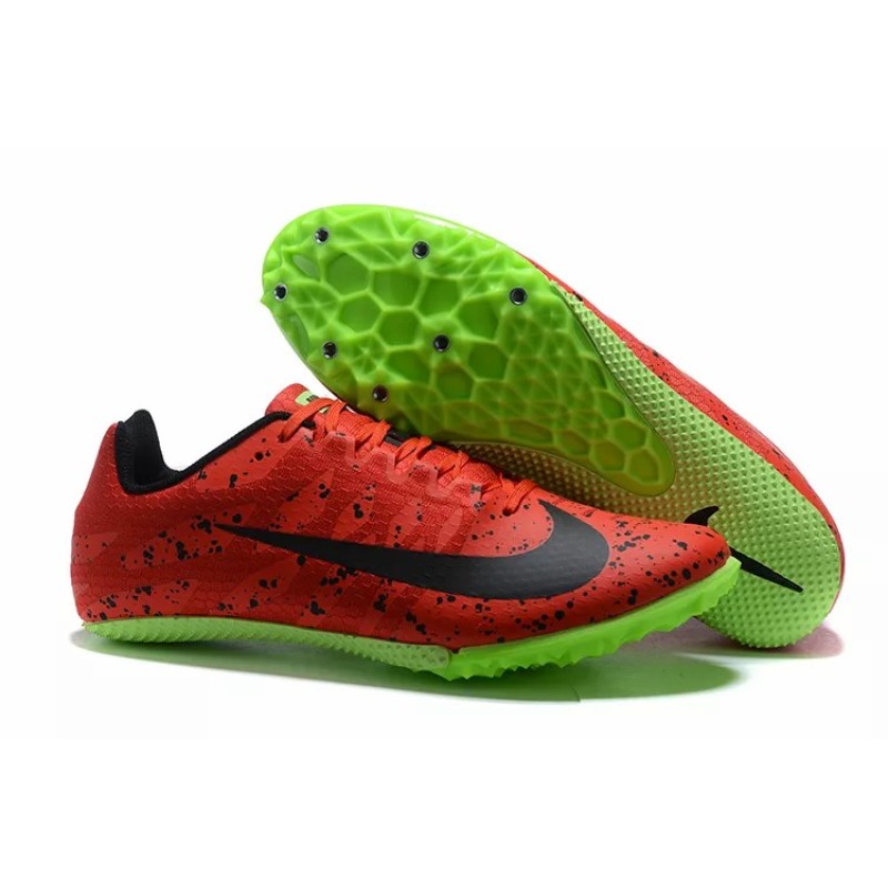 Zapatilla de Atletismo Nike Rival S9 Hombre Rojo&Negras Manchas (#39~#45)