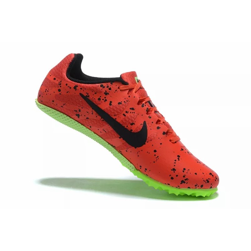 Zapatilla de Atletismo Nike Rival S9 Hombre Rojo&Negras Manchas (#39~#45)