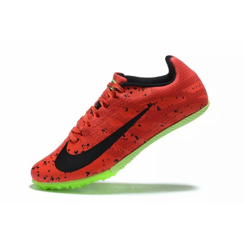 Zapatilla de Atletismo Nike Rival S9 Hombre Rojo&Negras Manchas (#39~#45)
