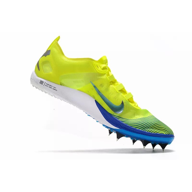 Zapatilla de Atletismo Nike Zoom Victory 5 XC Hombre Blanco  /  Negro  /  Amarillo  /  Multicolor (#39~#45)