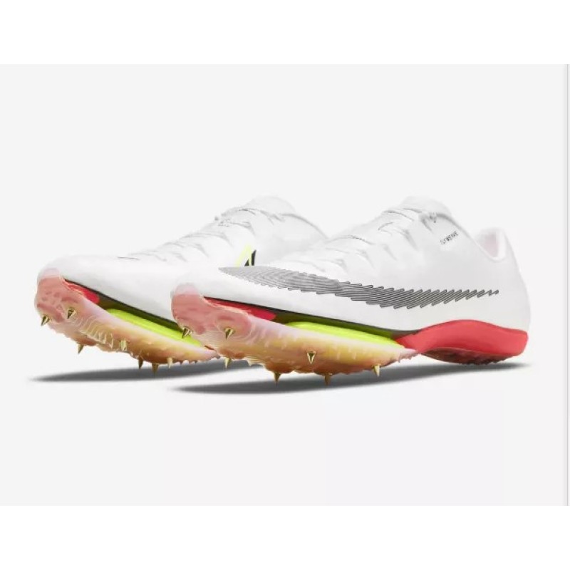 Zapatilla de Atletismo Nike Air Zoom Maxfly Unisex Blanco&Amarillo  /  Blanco&Naranja  /  Amarillo  /  Naranja (#39~#45) 