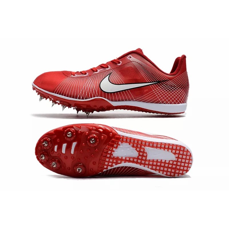 Zapatilla de Atletismo Nike Sprint Spikes Ultraligeros Hombre Rojo  /  Azul  /  Negro  /  Verde Fluorescente (#35~#45)