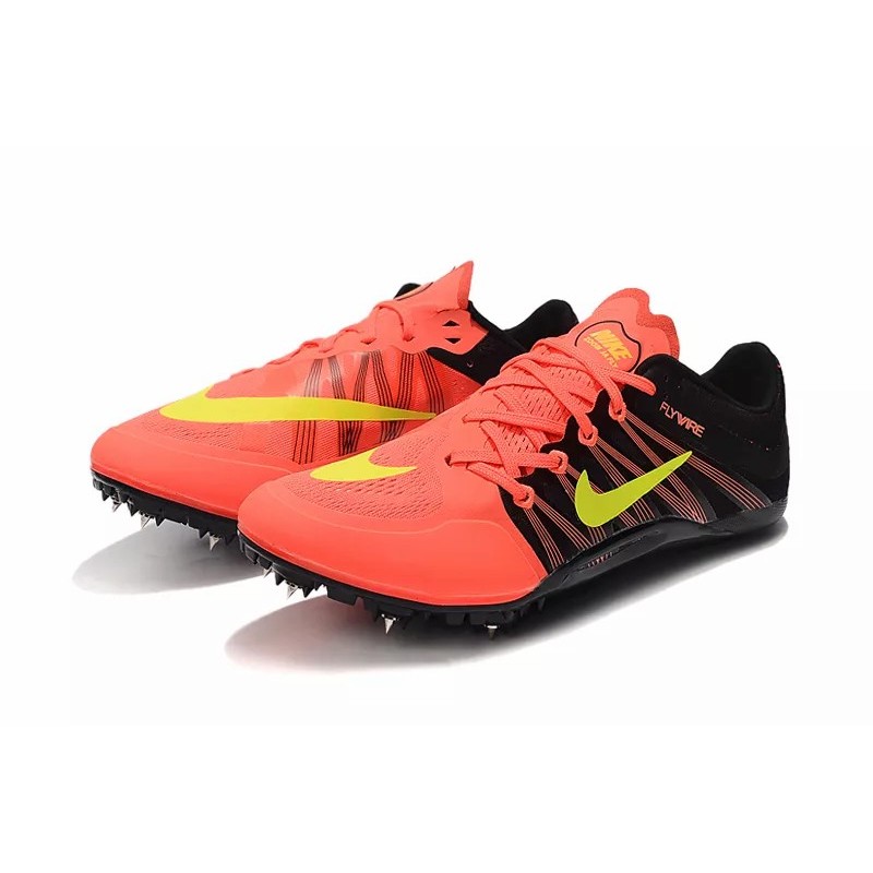 Zapatilla de Atletismo Sprint Spikes Hombre Naranja&Negro  /  Amarillo&Rosa  /  Amarillo&Negro  /  Blanco&Negro  /  Azul&Negro  /  Blanco&Azul  /  Púrpura  /  Blanco&Naranja  /  Blanco&Amarillo (#39~#45)