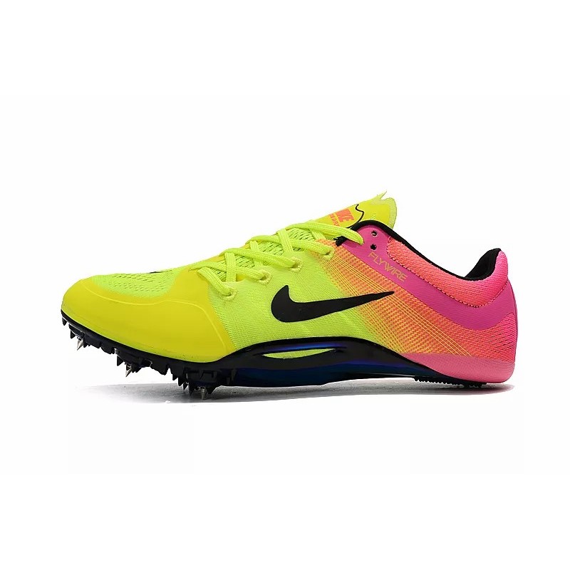 Zapatilla de Atletismo Sprint Spikes Hombre Naranja&Negro  /  Amarillo&Rosa  /  Amarillo&Negro  /  Blanco&Negro  /  Azul&Negro  /  Blanco&Azul  /  Púrpura  /  Blanco&Naranja  /  Blanco&Amarillo (#39~#45)