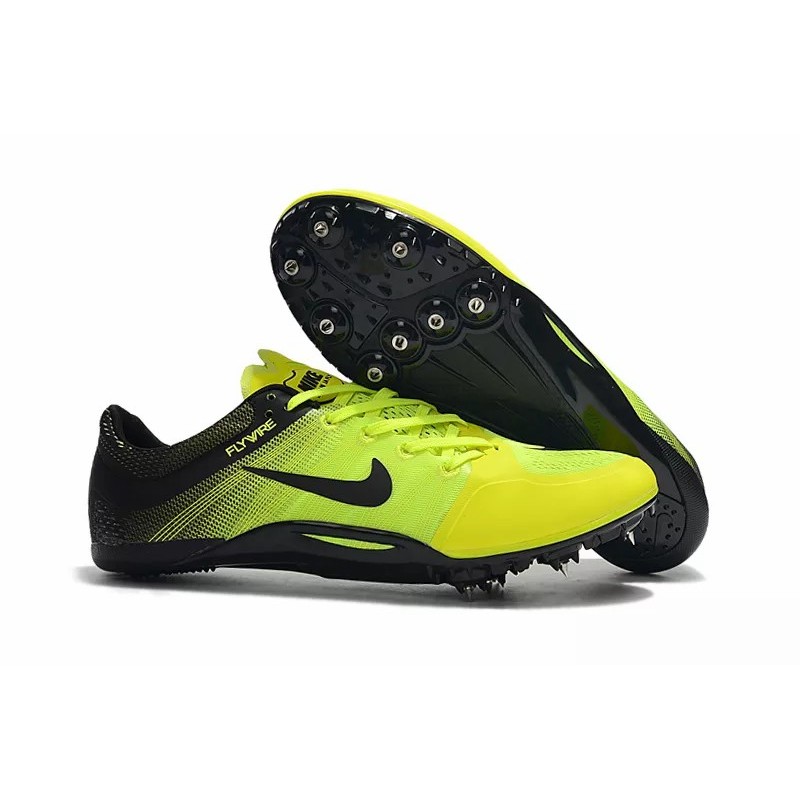 Zapatilla de Atletismo Sprint Spikes Hombre Naranja&Negro  /  Amarillo&Rosa  /  Amarillo&Negro  /  Blanco&Negro  /  Azul&Negro  /  Blanco&Azul  /  Púrpura  /  Blanco&Naranja  /  Blanco&Amarillo (#39~#45)