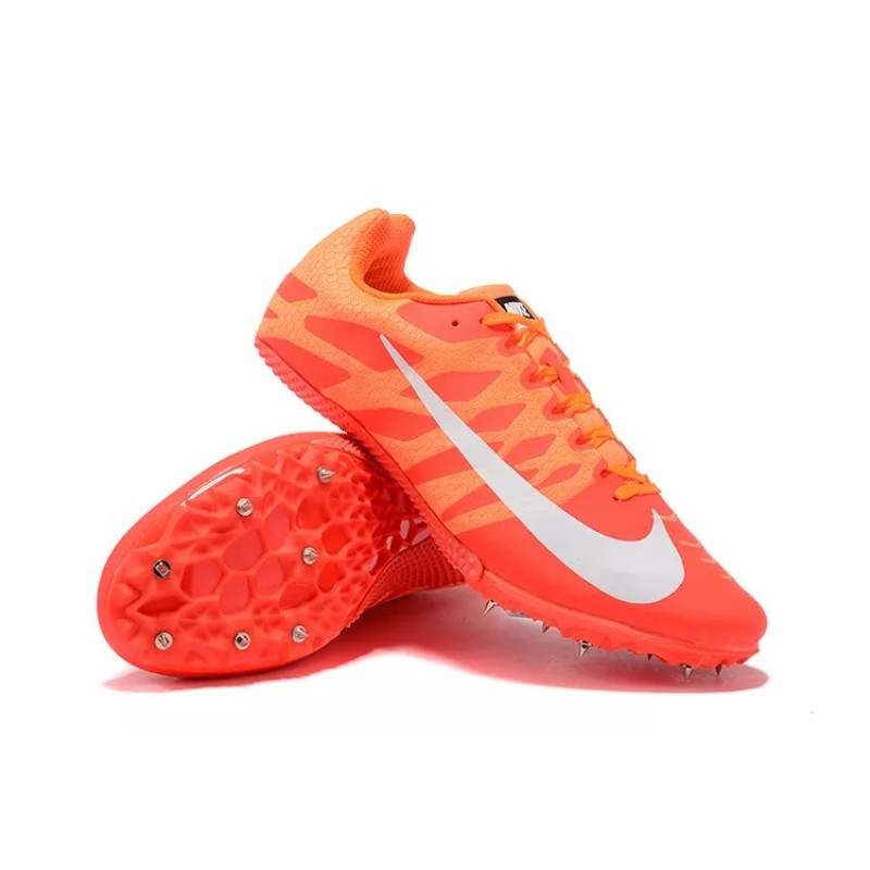 Zapatilla de Atletismo Nike Zoom Rival S9 Hombre Negro  /  Naranja  /  Azul  /  Blanco (#39~#45)