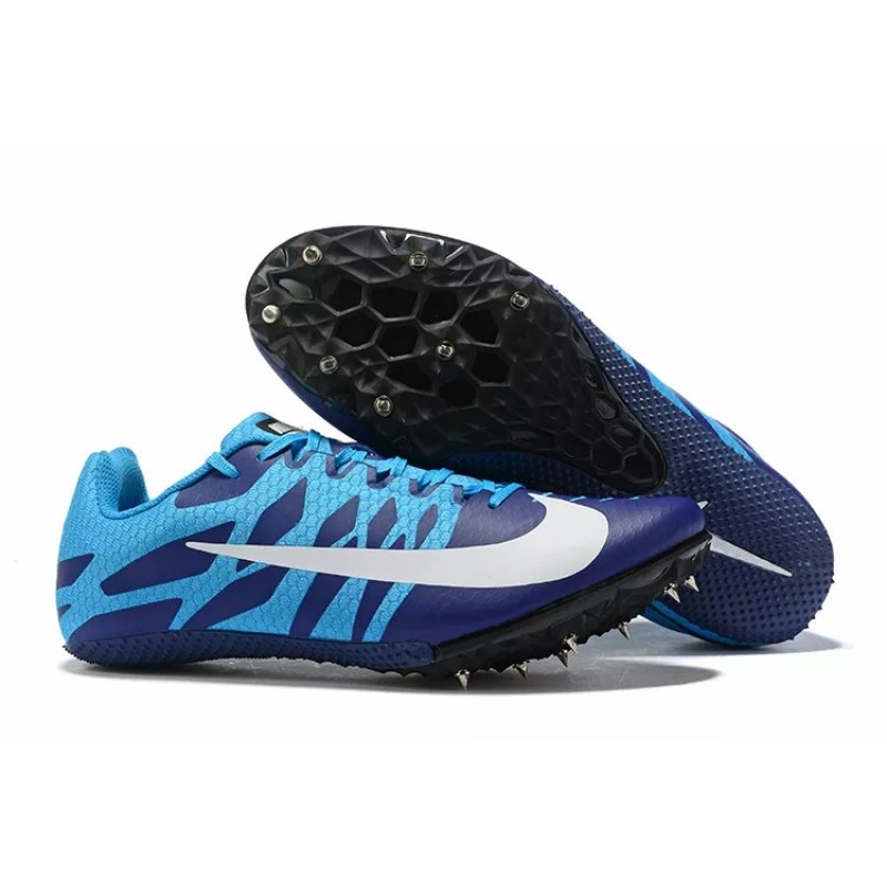 Zapatilla de Atletismo Nike Zoom Rival S9 Hombre Negro  /  Naranja  /  Azul  /  Blanco (#39~#45)